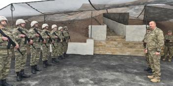 Ilham Aliyev viewed operational conditions in frontline command control center