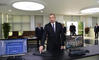 Ilham Aliyev launched Beylagan city water supply and sewerage system