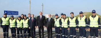 Ilham Aliyev opened newly renovated Birinji Shahsevan-Ahmadli-Dunyamalilar highway in Beylagan