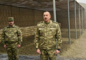 Speech by Ilham Aliyev during the visit of operational conditions in frontline command control center