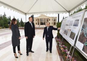 Ilham Aliyev arrived in Zardab district for visit