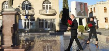 Ilham Aliyev arrived in Tartar district for visit