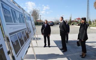 Ilham Aliyev arrived in Aghdam district for visit