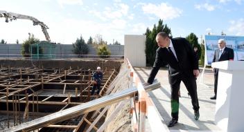 Ilham Aliyev laid foundation of Mugham Center in Guzanli settlement