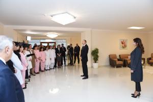 Speech by Ilham Aliyev  at the meeting with staff of the Zardab Central District Hospital and representatives of the district public