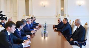 Ilham Aliyev received delegation led by Russian deputy Prime Minister