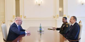 Ilham Aliyev received delegation led by Georgian Defense Minister