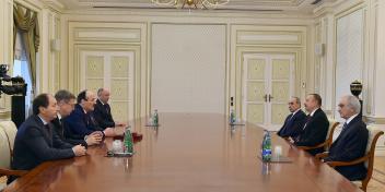 Ilham Aliyev received delegation led by head of the Republic of Dagestan of the Russian Federation Ramazan Abdulatipov