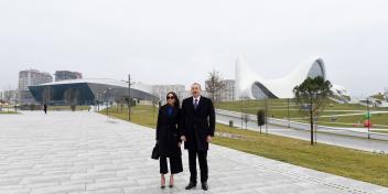 Ilham Aliyev opened new park in Baku