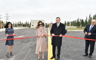 Ilham Aliyev attended opening of social rehabilitation centers and shelters for people with disabilities in Zabrat district