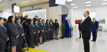 Speech by Ilham Aliyev at the opening of "ASAN Kommunal" Center No1 in Baku