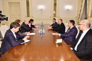 Ilham Aliyev received a delegation led by French Minister of State for Ministry of Foreign Affairs and International Developmen