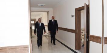 Ilham Aliyev attended opening of newly renovated building of Nakhchivan city Russian secondary school No3