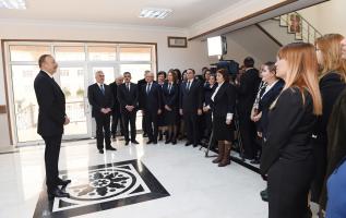 Speech by Ilham Aliyev at the meeting with the teaching staff of Russian secondary school No3 of Nakhchivan city and representatives of the general public