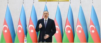 Speech by Ilham Aliyev at the opening of new military camp of Defense Ministry's military unit