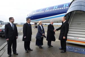 Ilham Aliyev arrived in Belgium