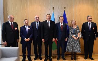 Ilham Aliyev met with President of European Council