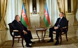 Ilham Aliyev was interviewed by Al Jazeera TV correspondent