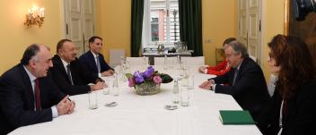 Ilham Aliyev met with UN Secretary-General Antonio Guterres in Munich