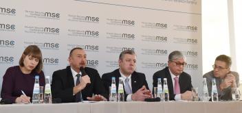 Ilham Aliyev attended panel discussion at Munich Security Conference