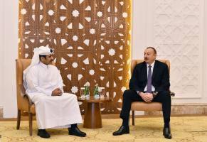 Ilham Aliyev met with President and CEO of Qatar Petroleum