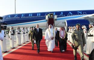 Ilham Aliyev arrived in Qatar for official visit