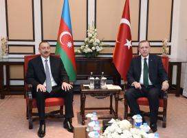 Ilham Aliyev met with Turkish President Recep Tayyip Erdogan