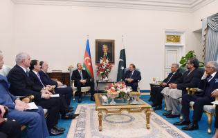 Ilham Aliyev met with Pakistani Prime Minister Muhammad Nawaz Sharif