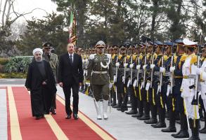 Official welcome ceremony was held for President Ilham Aliyev in Tehran