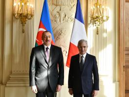 Ilham Aliyev met with President of French National Assembly