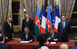 Azerbaijan, France signed documents