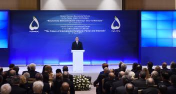 Ilham Aliyev attends opening of 5th Global Baku Forum