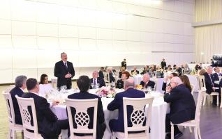 Ilham Aliyev hosted dinner reception in honor of participants of the 5th Global Baku Forum