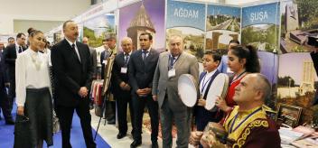 Ilham Aliyev viewed 16th Azerbaijan International Travel and Tourism Fair, AITF 2017