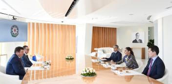 Первый вице-президент Мехрибан Алиева встретилась с ректором Первого Московского государственного медицинского университета имени И.М.Сеченова