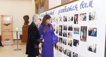 First Vice-President Mehriban Aliyeva attended the event dedicated to the memory of People's Writer of Azerbaijan, playwright and director Magsud Ibrahimbayov
