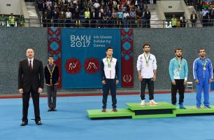 Ilham Aliyev watched final bouts