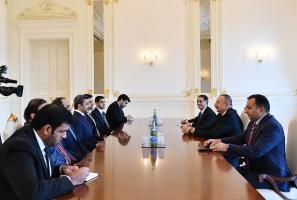 President Ilham Aliyev received UAE delegation