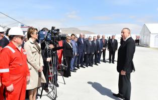 Speech by Ilham Aliyev at opening of drilling plant named after Heydar Aliyev