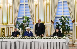 Ilham Aliyev attended Iftar ceremony on the occasion of holy month of Ramadan