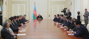 Speech by Ilham Aliyev at receptions of ambassadors and heads of diplomatic missions of Muslim countries in Azerbaijan