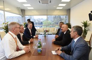 Ilham Aliyev received Formula One executives