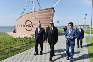 Ilham Aliyev viewed Narakand complex in Pirallahi district