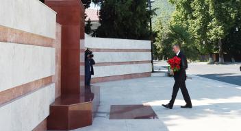 Ilham Aliyev arrived in Gakh district