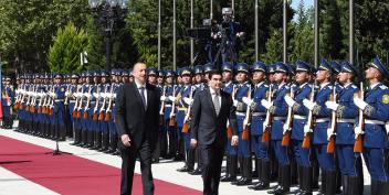 Official welcome ceremony was held for President of Turkmenistan Gurbanguly Berdimuhamedow