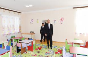 Ilham Aliyev attended opening of newly renovated orphanage-kindergarten in Goygol