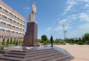 Ilham Aliyev arrived in Goygol district for visit