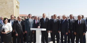 Ilham Aliyev inaugurated drinking water supply project in Gadabay