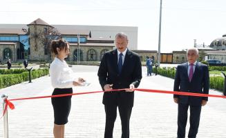 Ilham Aliyev attended opening of Shamkir Automated Management and Control Center of “Azerishig” OJSC