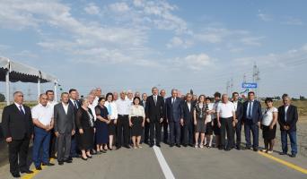 Ilham Aliyev attended opening of Samukh-Fuzuli-Lak-Alibayramli-Garabaghlar-Chobanabdalli-Samukh highway